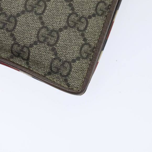 GUCCI GG Supreme Clutch Bag PVC Beige 473915 Auth 89765 - Picture 11 of 16